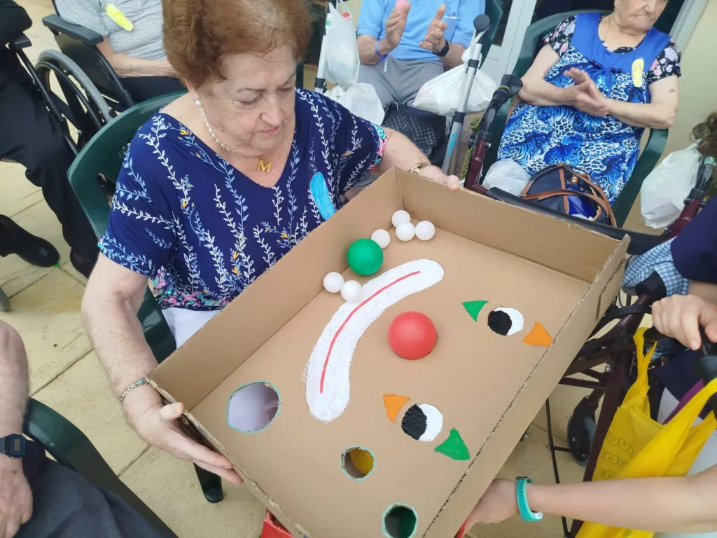 juego de la pelota en san juan con residentes