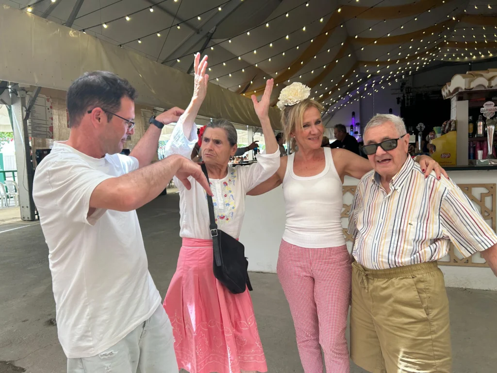 residentes bailando